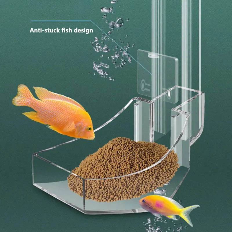 ALIMENTADOR DE PEIXES TRANSPARENTE - Necessary Pet